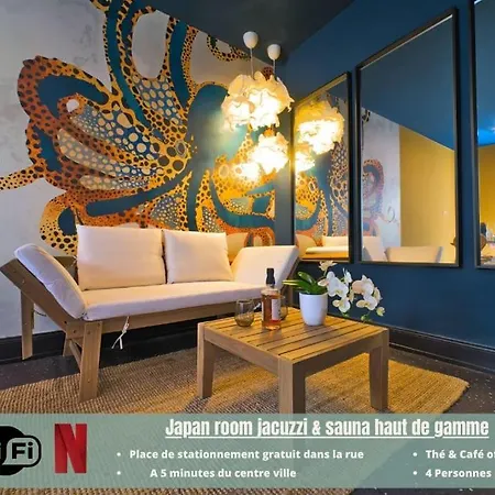 Japanroom Jacuzzi&sauna De Gamme Parking Free Apartment *