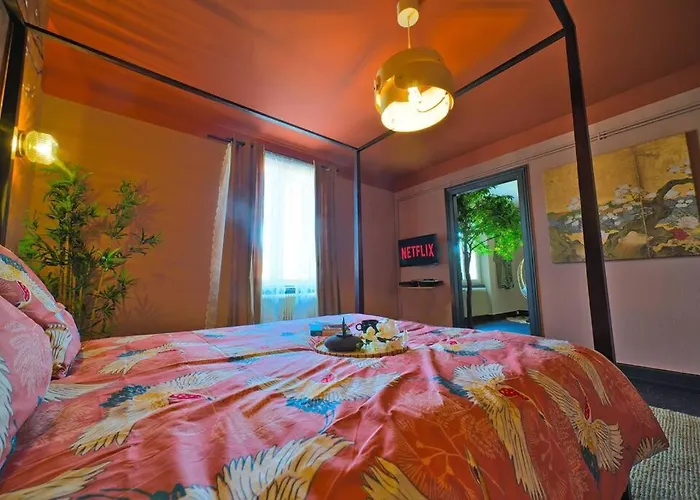 Apartman Japanroom Jacuzzi&sauna De Gamme Parking Free Mulhouse