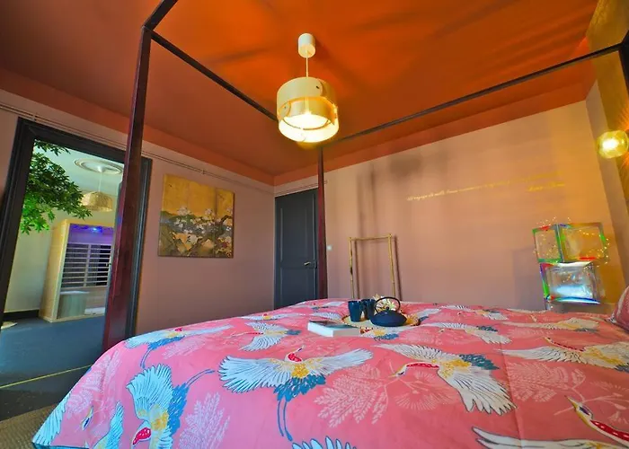 Apartman Japanroom Jacuzzi&sauna De Gamme Parking Free *