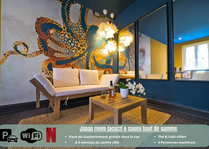 Japanroom Jacuzzi&sauna De Gamme Parking Free Apartman *